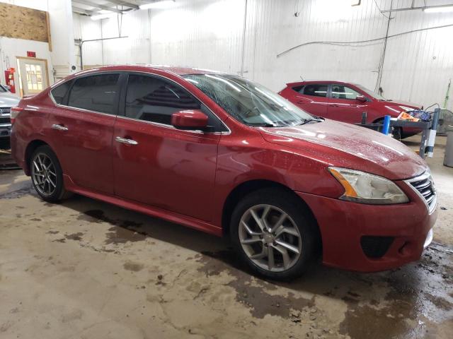 3N1AB7AP5EY305870 - 2014 NISSAN SENTRA S RED photo 4