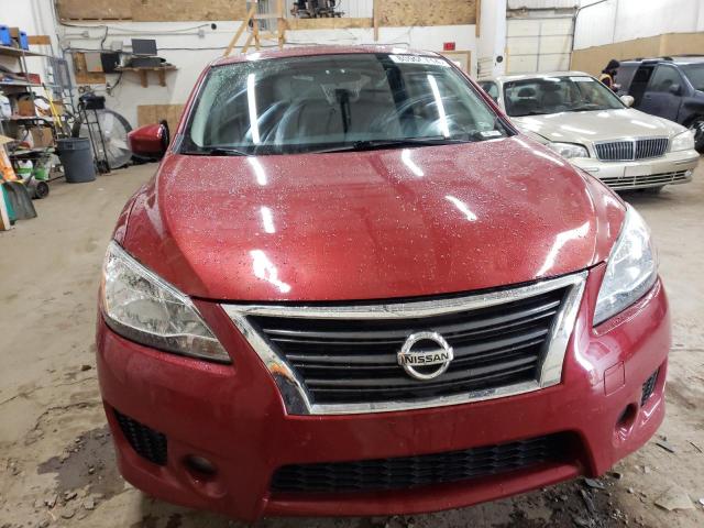 3N1AB7AP5EY305870 - 2014 NISSAN SENTRA S RED photo 5