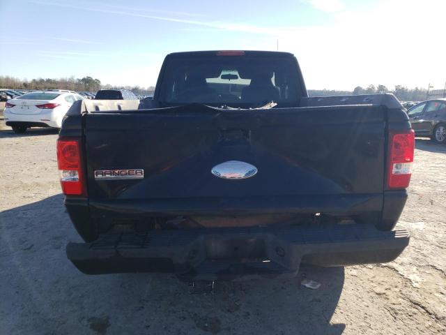 1FTYR44U66PA40161 - 2006 FORD RANGER SUPER CAB BLACK photo 6