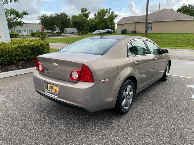 1G1ZG57B08F180931 - 2008 CHEVROLET MALIBU LS GOLD photo 4
