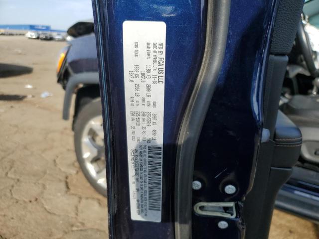 3C4NJDCB7KT666317 - 2019 JEEP COMPASS LIMITED Niebieski zdjęcie 13