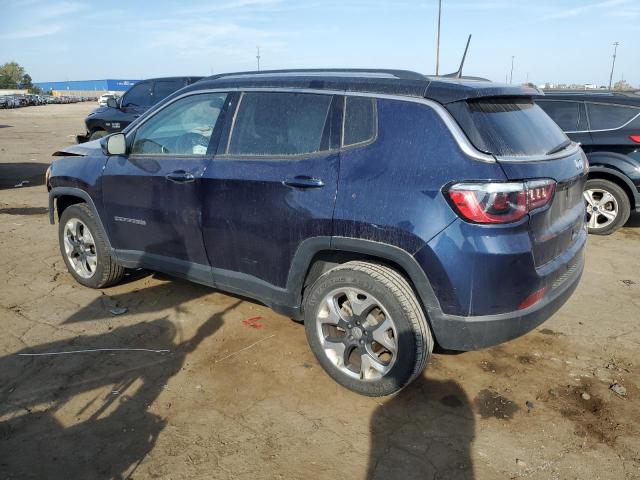 3C4NJDCB7KT666317 - 2019 JEEP COMPASS LIMITED Niebieski zdjęcie 2