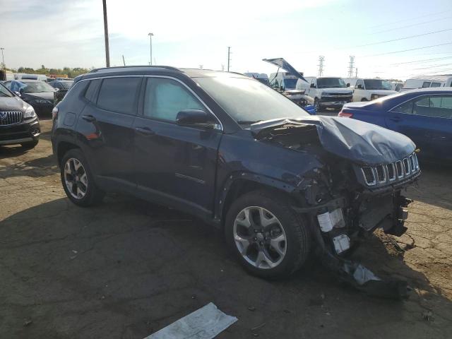3C4NJDCB7KT666317 - 2019 JEEP COMPASS LIMITED Niebieski zdjęcie 4