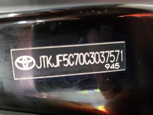 JTKJF5C70C3037571 - 2012 TOYOTA SCION TC BLACK photo 12