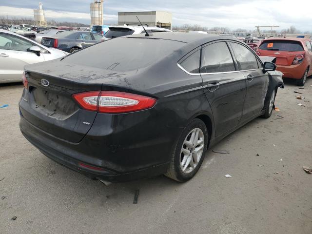 3FA6P0H75GR108668 - 2016 FORD FUSION SE BLACK photo 3