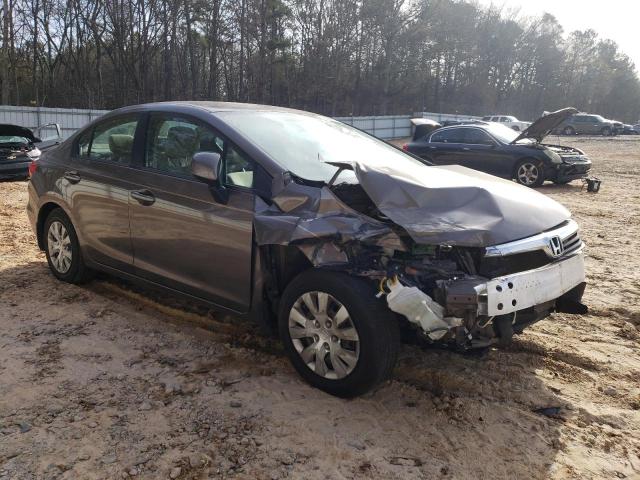 2HGFB2F54CH530380 - 2012 HONDA CIVIC LX GRAY photo 4