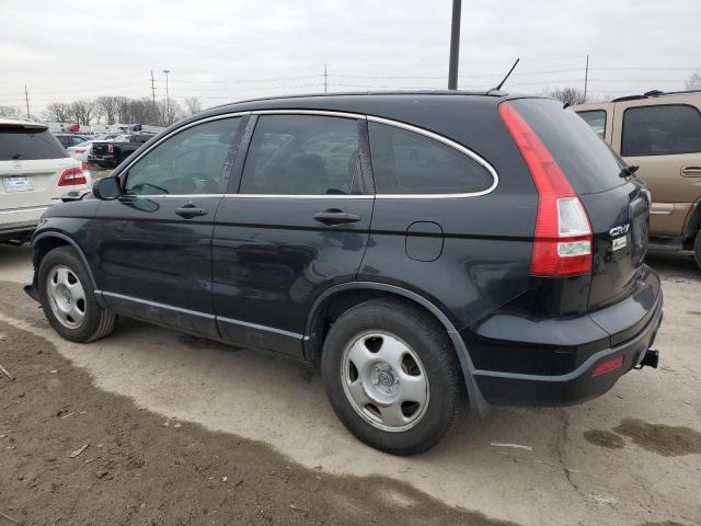 5J6RE48308L001393 - 2008 HONDA CR-V LX BLACK photo 2