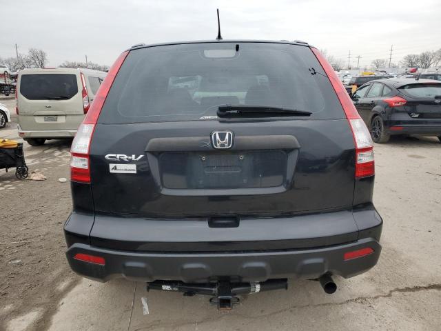 5J6RE48308L001393 - 2008 HONDA CR-V LX BLACK photo 6