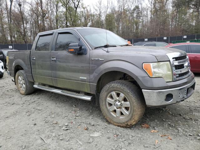 1FTFW1ET8EFA60369 - 2014 FORD F150 SUPERCREW GRAY photo 4