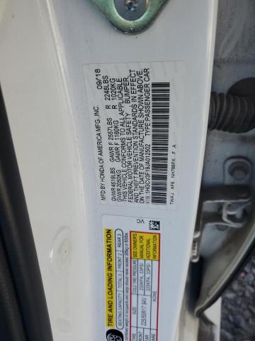 1HGCV3F19JA012502 - 2018 HONDA ACCORD HYBRID Ağ foto 12