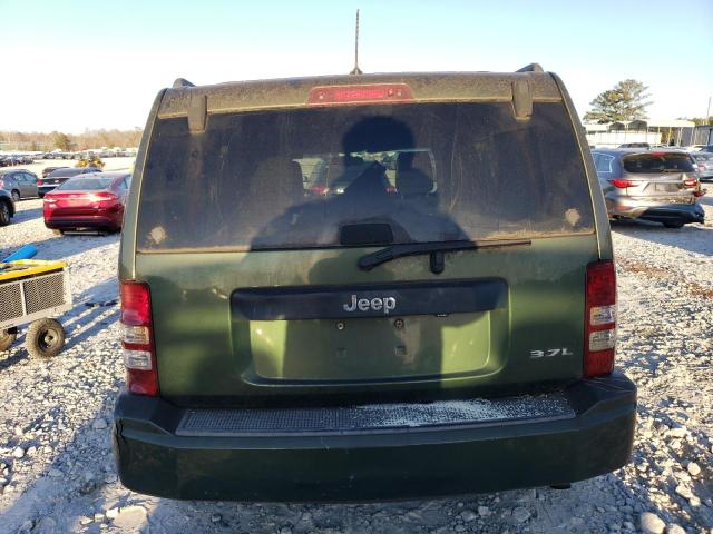 1J8GP28K28W233441 - 2008 JEEP LIBERTY SPORT GREEN photo 6