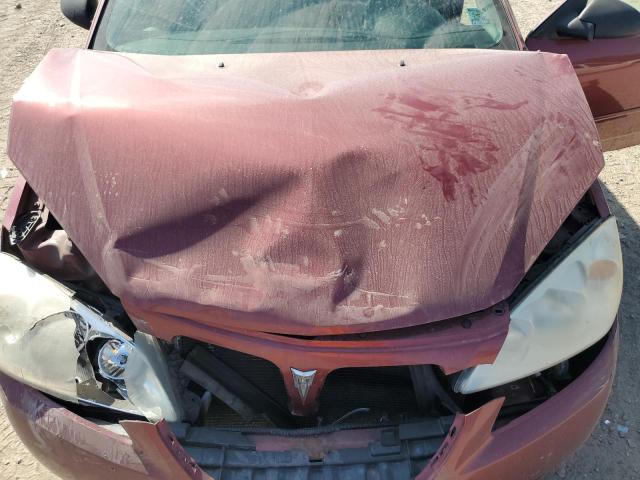 1G2ZG57N784105774 - 2008 PONTIAC G6 BASE BURGUNDY photo 11
