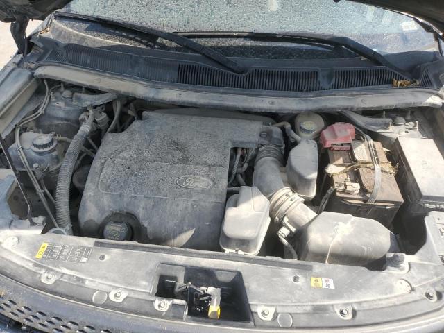 1FM5K8F81DGB71103 - 2013 FORD EXPLORER LIMITED ნაცრისფერი ფოტო 12