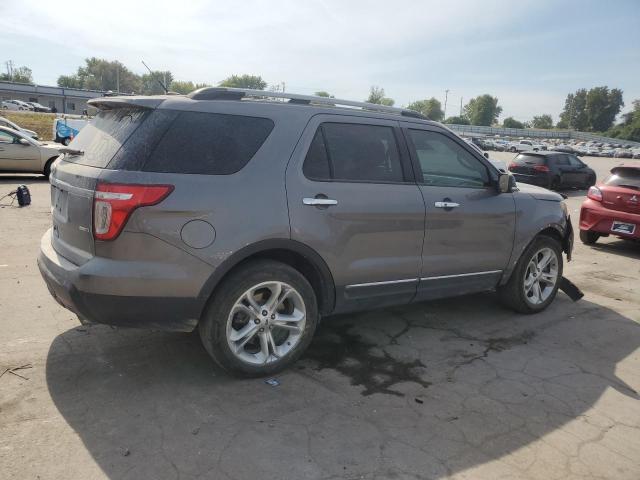 1FM5K8F81DGB71103 - 2013 FORD EXPLORER LIMITED ნაცრისფერი ფოტო 3