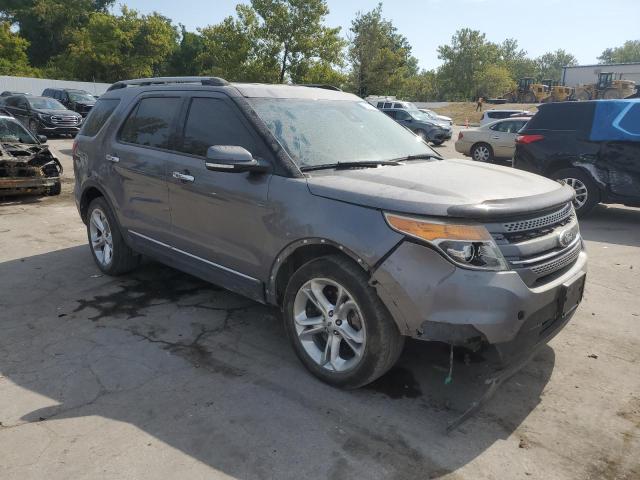 1FM5K8F81DGB71103 - 2013 FORD EXPLORER LIMITED ნაცრისფერი ფოტო 4