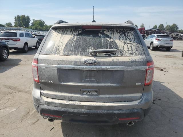 1FM5K8F81DGB71103 - 2013 FORD EXPLORER LIMITED ნაცრისფერი ფოტო 6