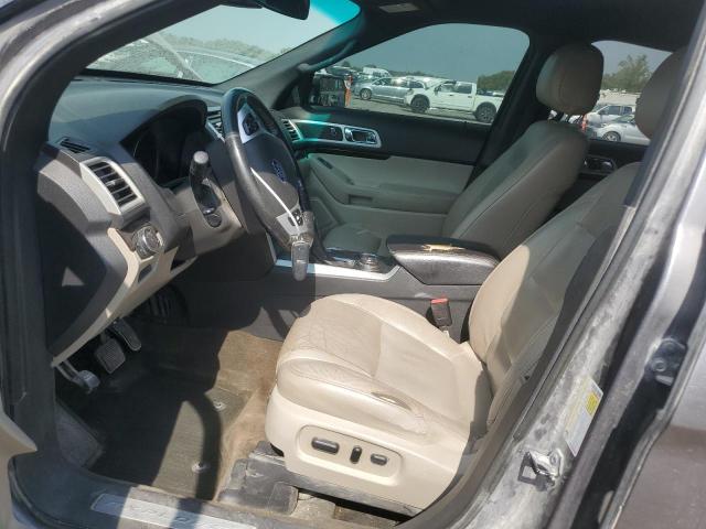 1FM5K8F81DGB71103 - 2013 FORD EXPLORER LIMITED ნაცრისფერი ფოტო 7