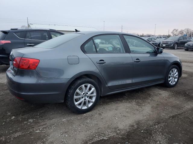 3VWDZ7AJ6BM099833 - 2011 VOLKSWAGEN JETTA SE GRAY photo 3