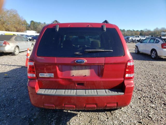 1FMCU0D72BKB63437 - 2011 FORD ESCAPE XLT RED photo 6