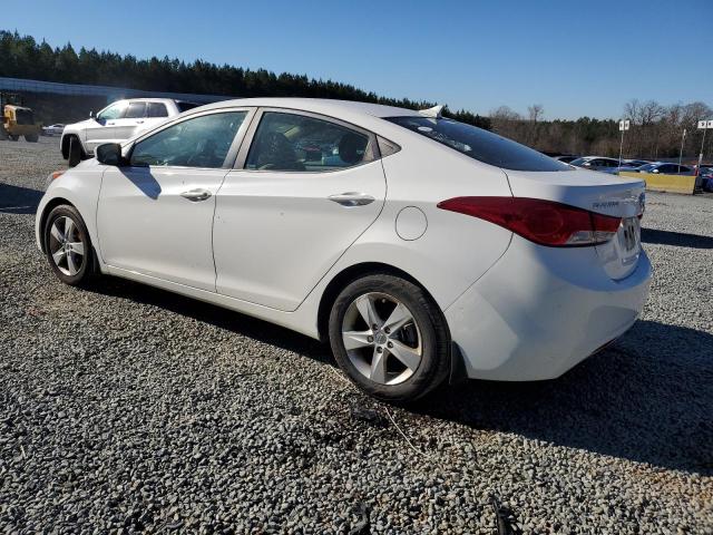 5NPDH4AE6DH406997 - 2013 HYUNDAI ELANTRA GLS WHITE photo 2