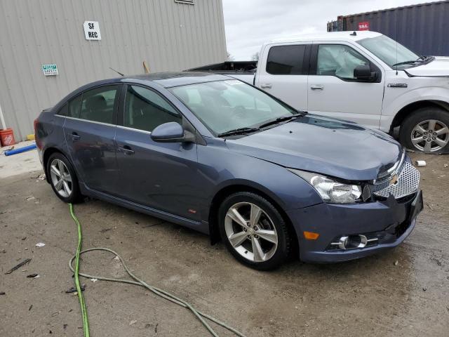 1G1PE5SBXD7280382 - 2013 CHEVROLET CRUZE LT BLUE photo 4