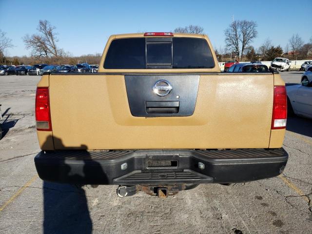 1N6AA07B24N506945 - 2004 NISSAN TITAN XE TAN photo 6