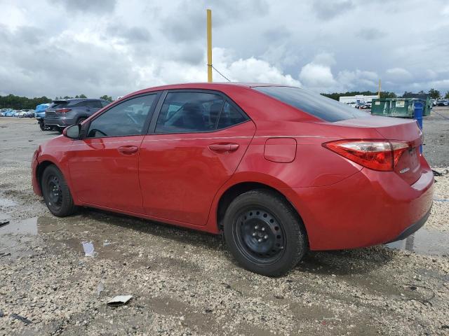 2T1BURHE2HC785639 - 2017 TOYOTA COROLLA L MAROON photo 2