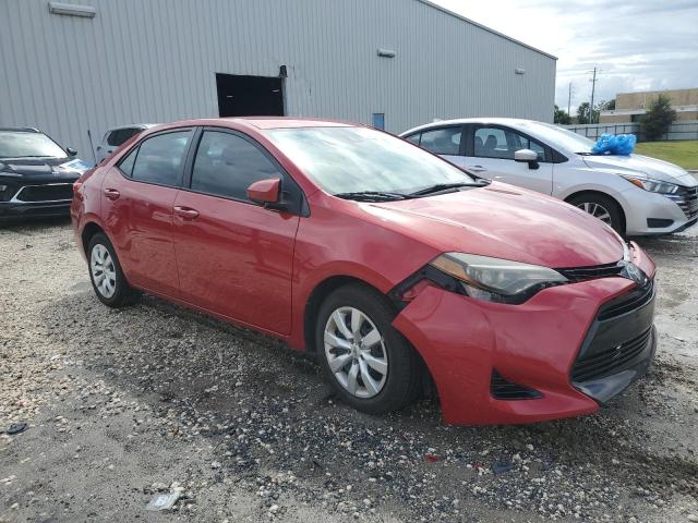 2T1BURHE2HC785639 - 2017 TOYOTA COROLLA L MAROON photo 4