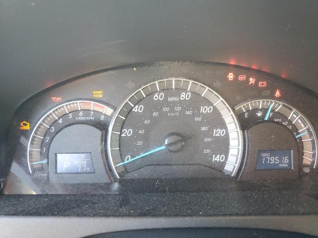 4T1BF1FK0CU081077 - 2012 TOYOTA CAMRY BASE Grafito foto 9