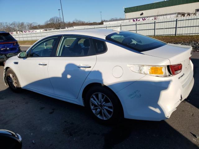 KNAGT4L37G5078045 - 2016 KIA OPTIMA LX WHITE photo 2