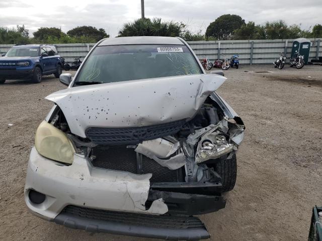 2T1KR32EX6C600242 - 2006 TOYOTA COROLLA MA XR SILVER photo 5