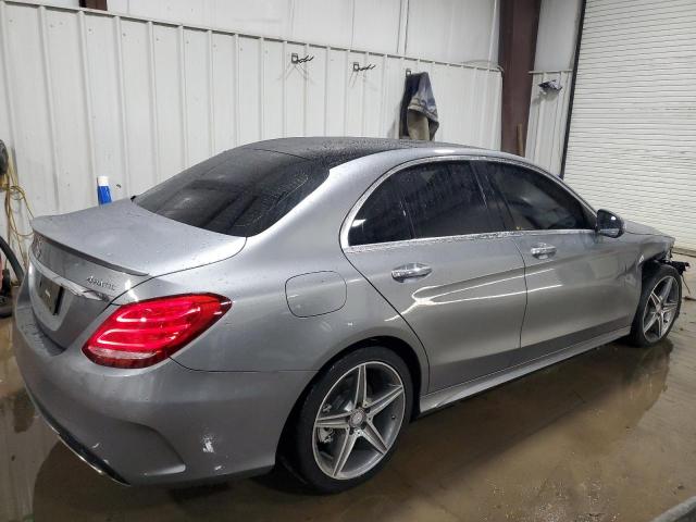 55SWF4KB5GU124841 - 2016 MERCEDES-BENZ C 300 4MATIC GRAY photo 3