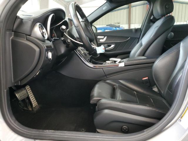 55SWF4KB5GU124841 - 2016 MERCEDES-BENZ C 300 4MATIC GRAY photo 7