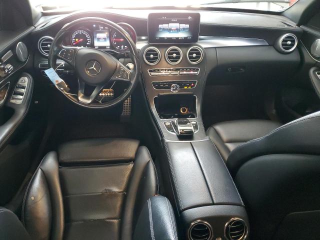 55SWF4KB5GU124841 - 2016 MERCEDES-BENZ C 300 4MATIC GRAY photo 8