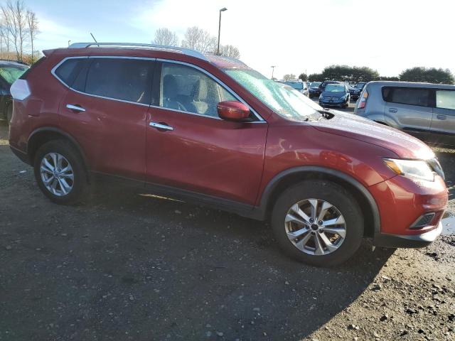 JN8AT2MV9GW146843 - 2016 NISSAN ROGUE S RED photo 4