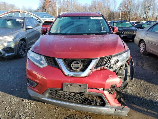 JN8AT2MV9GW146843 - 2016 NISSAN ROGUE S RED photo 5