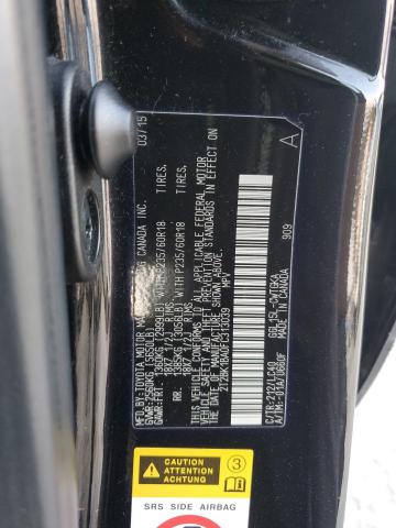 2T2BK1BA0FC313039 - 2015 LEXUS RX 350 BASE 黑色 照片 13