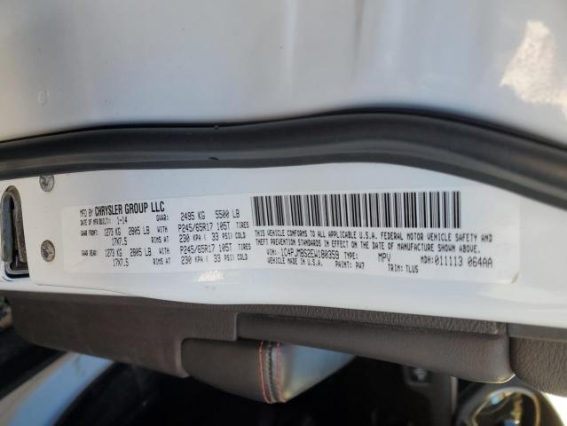 1C4PJMBS2EW180359 - 2014 JEEP CHEROKEE TRAILHAWK WHITE photo 12