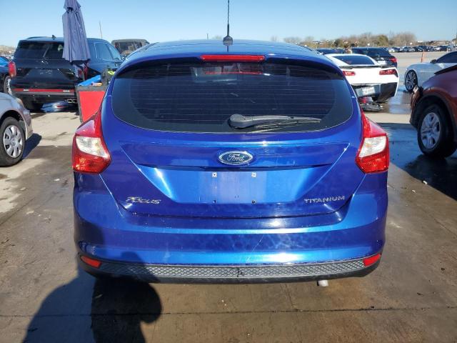 1FAHP3N25CL267234 - 2012 FORD FOCUS TITANIUM BLUE photo 6