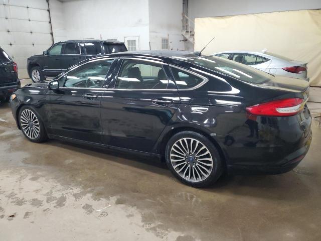 3FA6P0HD6JR224068 - 2018 FORD FUSION SE BLACK photo 2