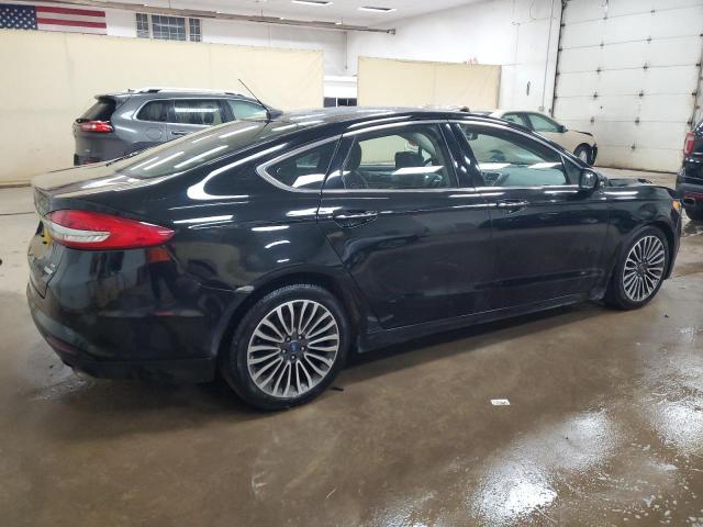 3FA6P0HD6JR224068 - 2018 FORD FUSION SE BLACK photo 3