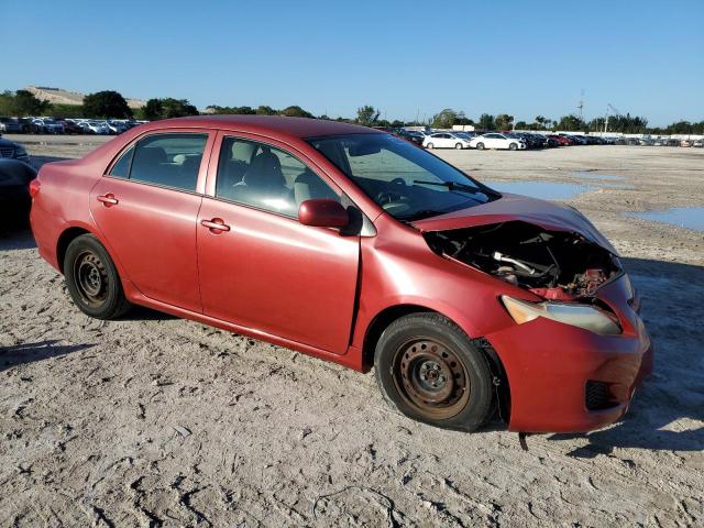 JTDBL40E399089994 - 2009 TOYOTA COROLLA BASE RED photo 4