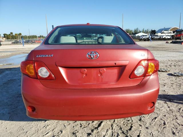 JTDBL40E399089994 - 2009 TOYOTA COROLLA BASE RED photo 6