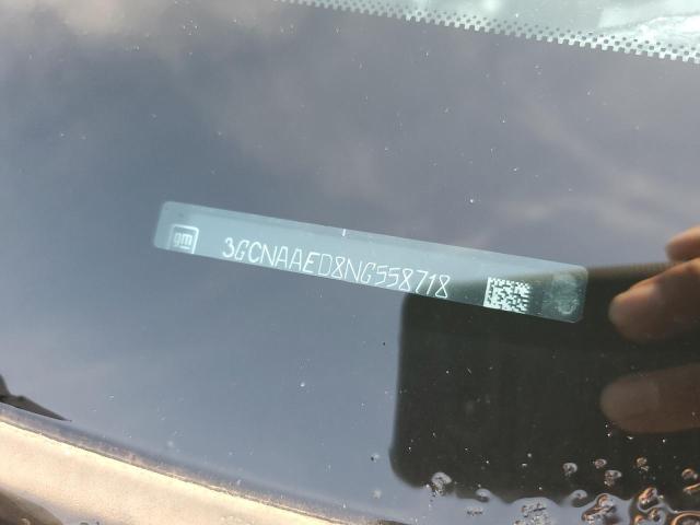 3GCNAAED8NG558718 - 2022 CHEVROLET SILVERADO C1500 白色 照片 12