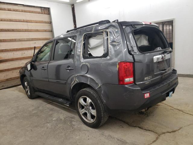 5FNYF4H53EB006179 - 2014 HONDA PILOT EXL GRAY photo 2