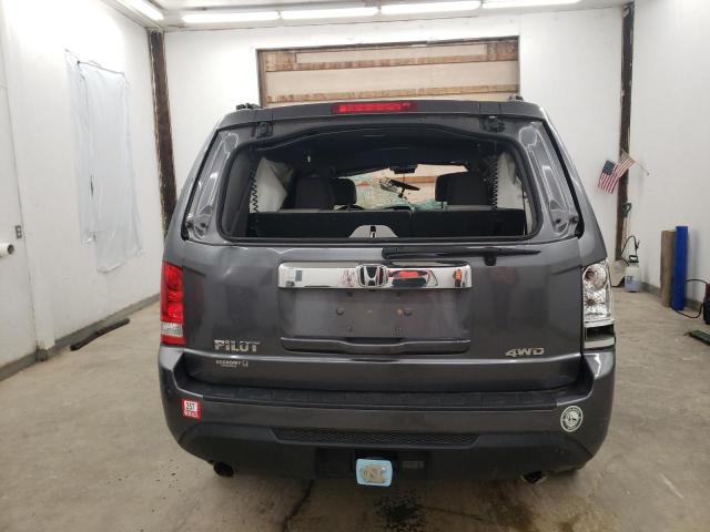 5FNYF4H53EB006179 - 2014 HONDA PILOT EXL GRAY photo 6