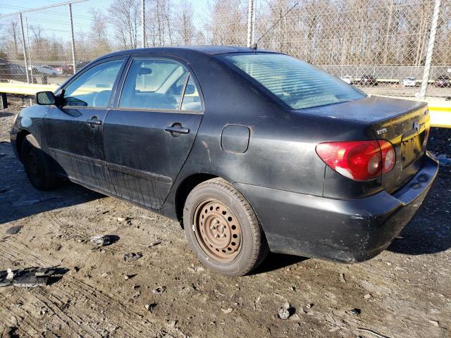 2T1BR32E87C839581 - 2007 TOYOTA COROLLA CE BLACK photo 2