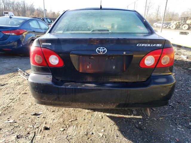 2T1BR32E87C839581 - 2007 TOYOTA COROLLA CE BLACK photo 6