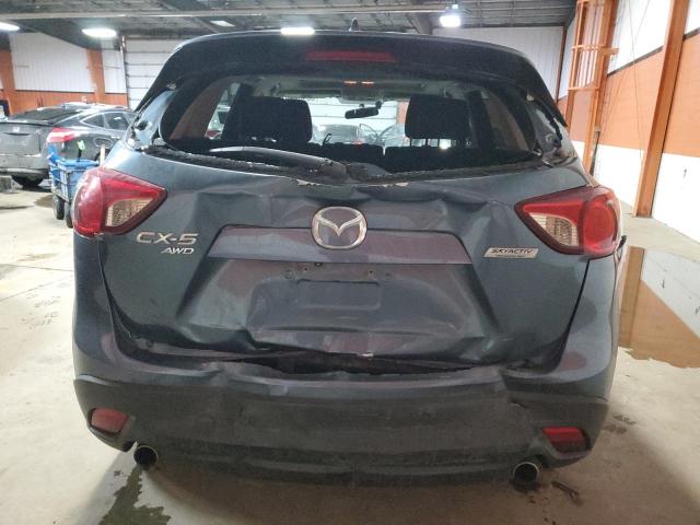 JM3KE4CY3F0507641 - 2015 MAZDA CX-5 TOURING BLUE photo 6