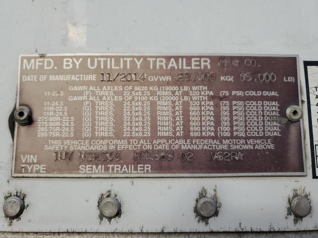 1UYVS2535FM496902 - 2015 UTILITY VS2RA WHITE photo 10